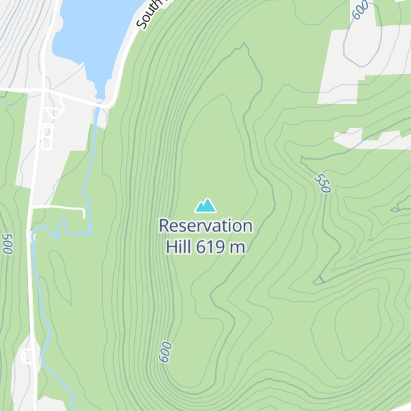 Map of Reservation Hill