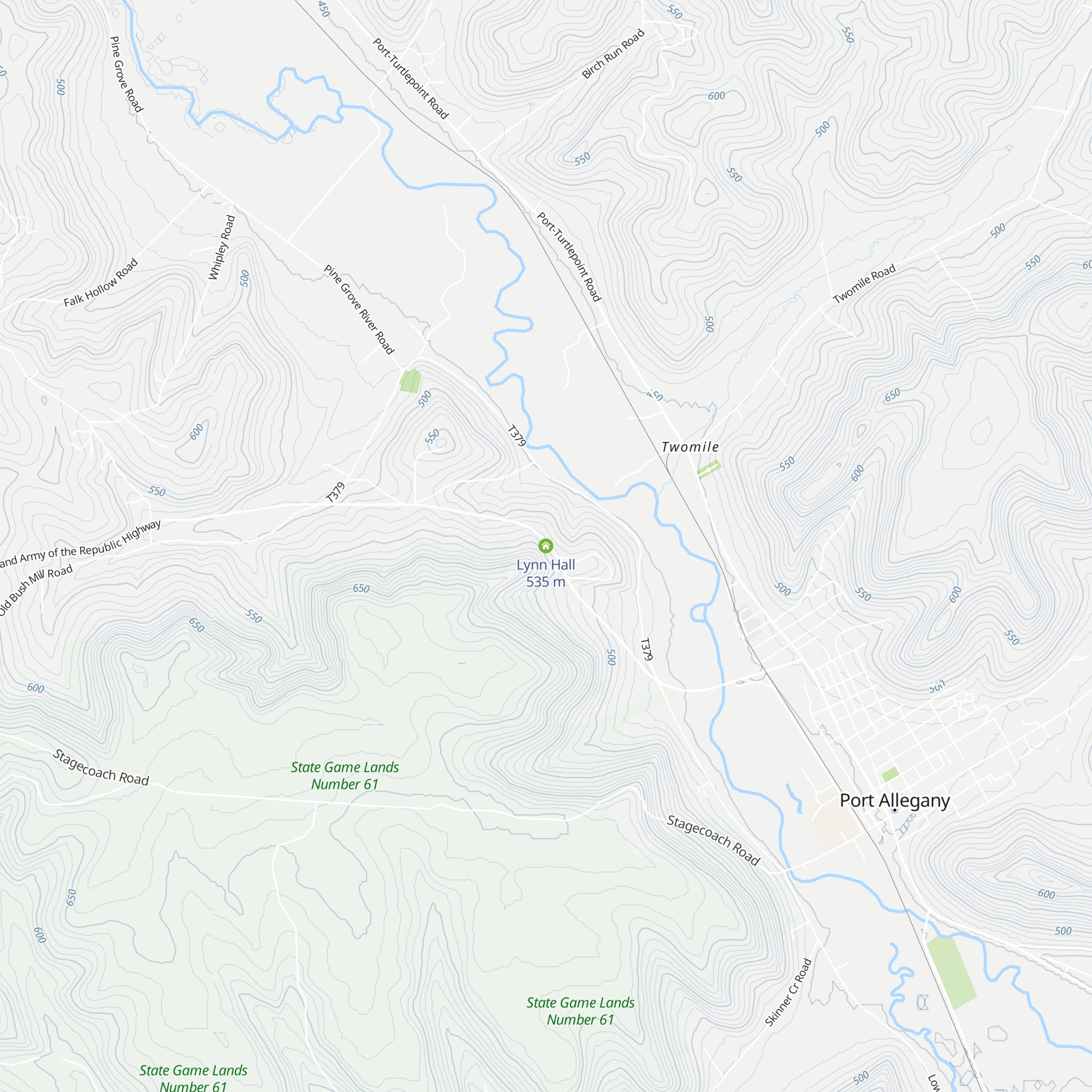 Lynn Hall map