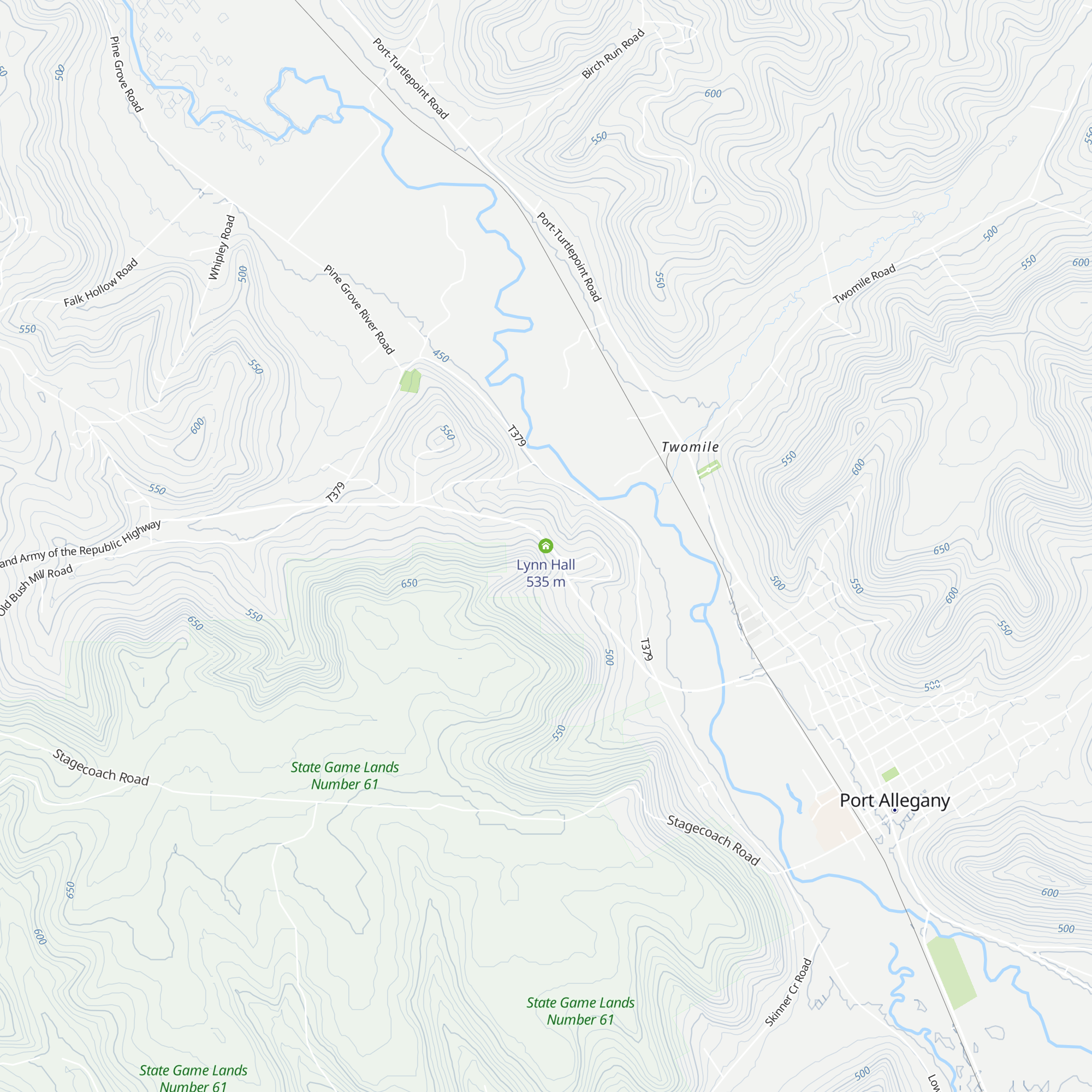 Lynn Hall map