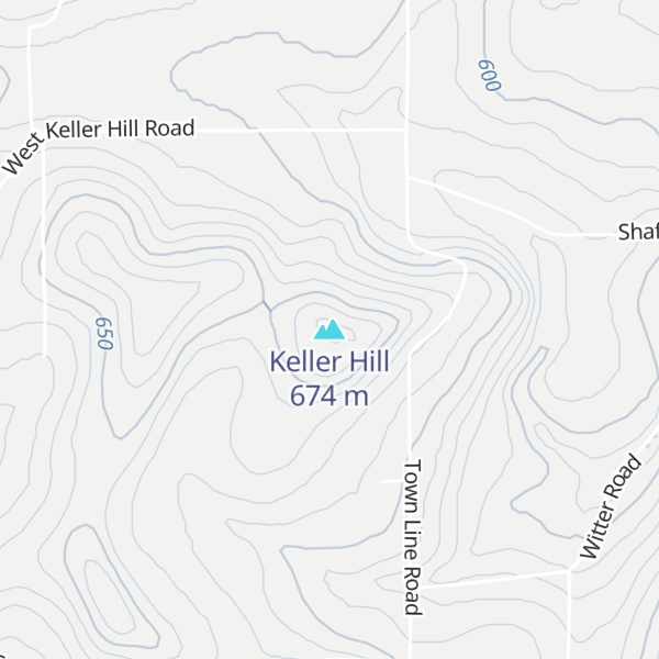 Map of Keller Hill