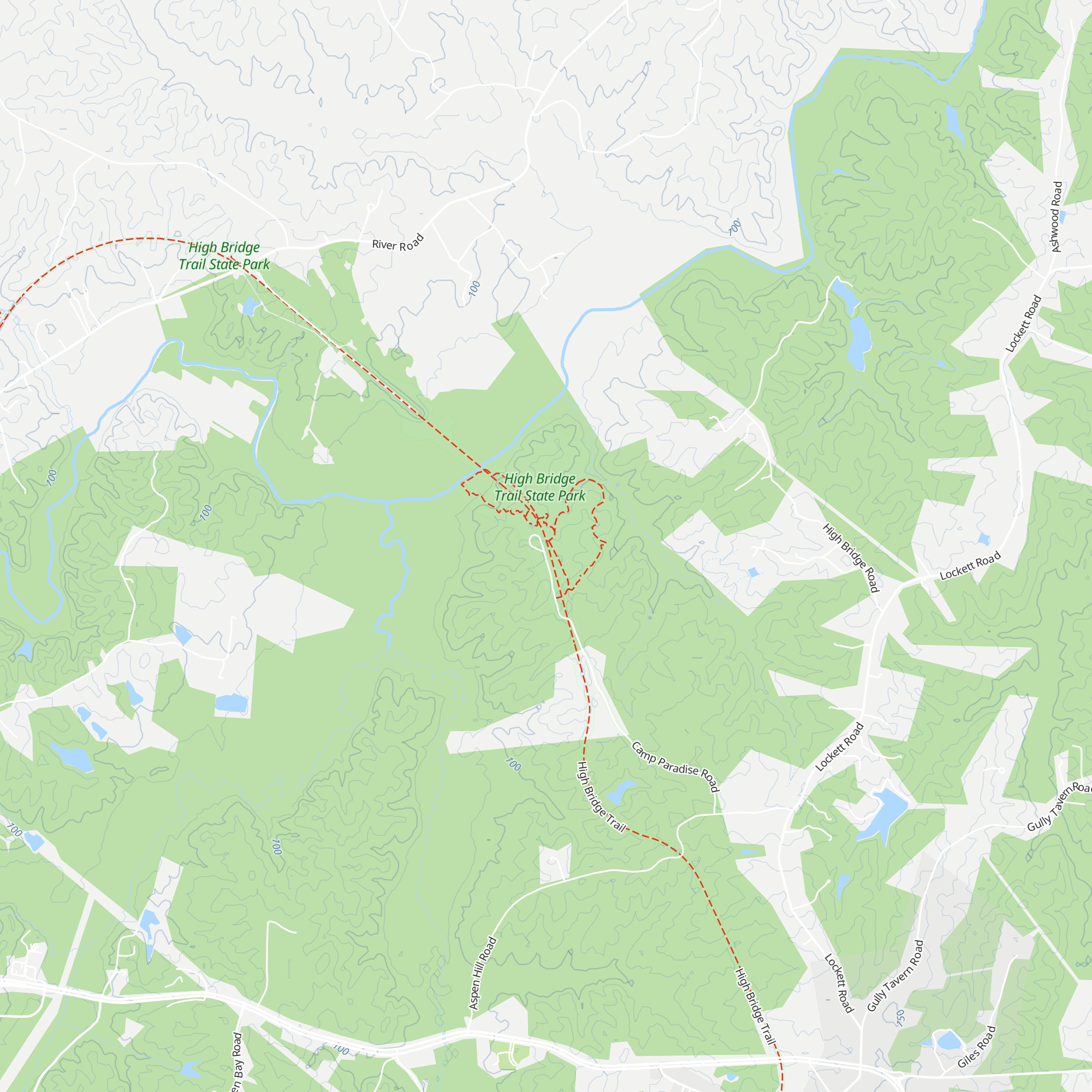 High Bridge Visitor Center map