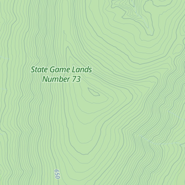 Map of Coot Hill