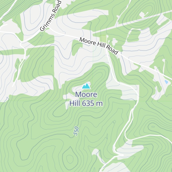 Map of Moore Hill