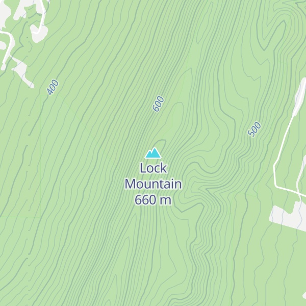 Map of Lock Mountain