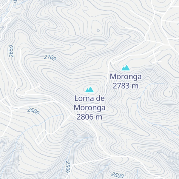Map of Loma de Moronga
