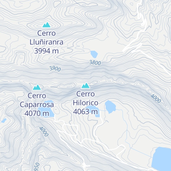 Map of Cerro Hilorico
