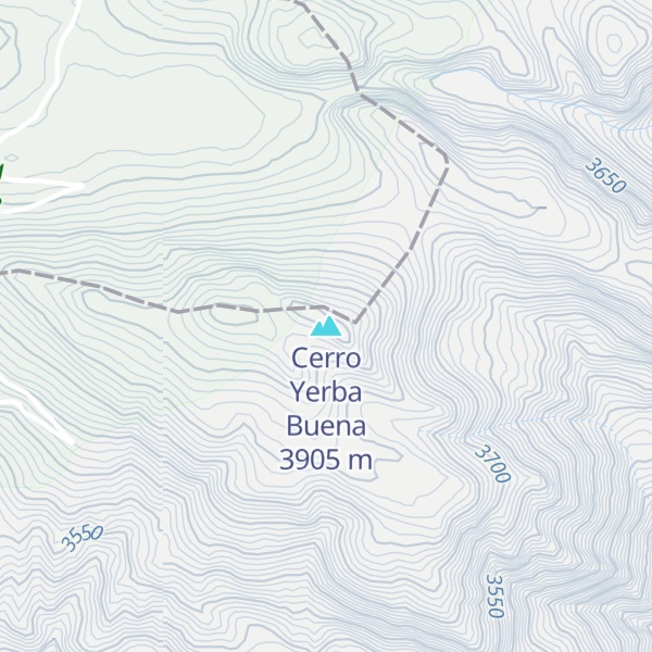 Map of Cerro Yerba Buena