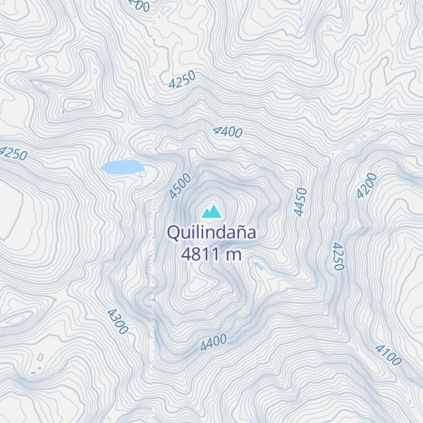 Map of Quilindaña