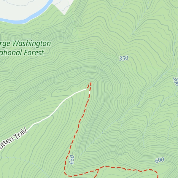 Map of Three Top Mountain