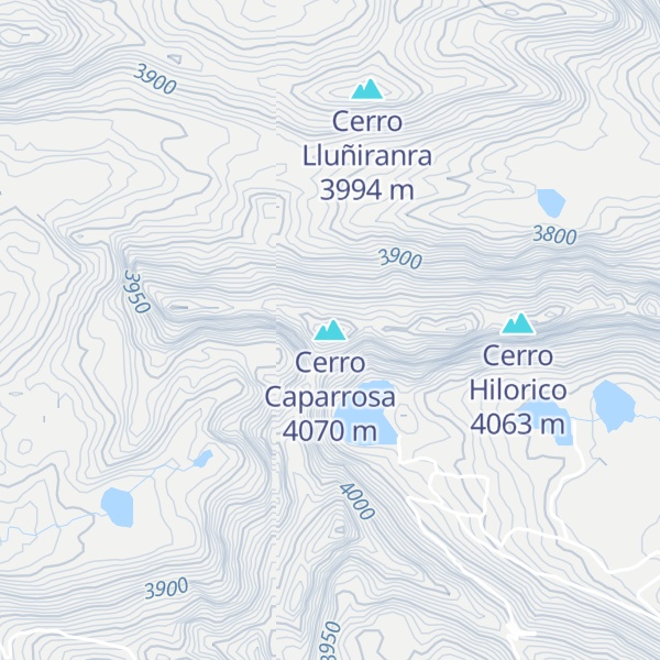 Map of Cerro Caparrosa