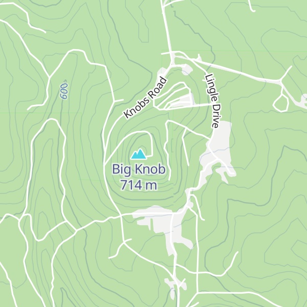 Map of The Knobs