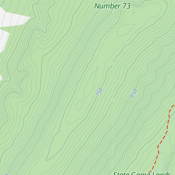Map of Tussey Mtn 2536