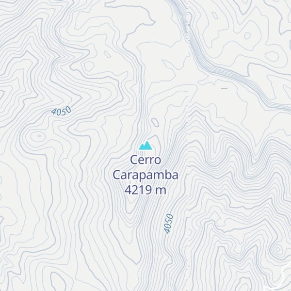 Map of Cerro Carapamba