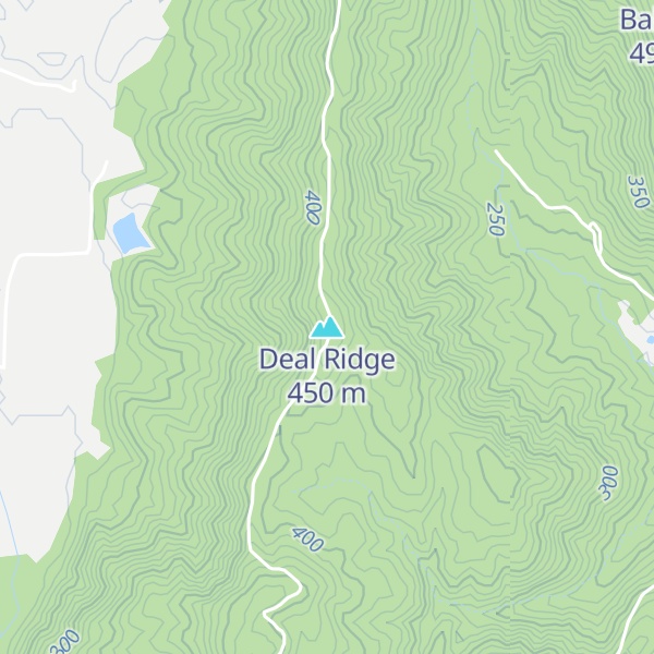 Map of Deal Ridge