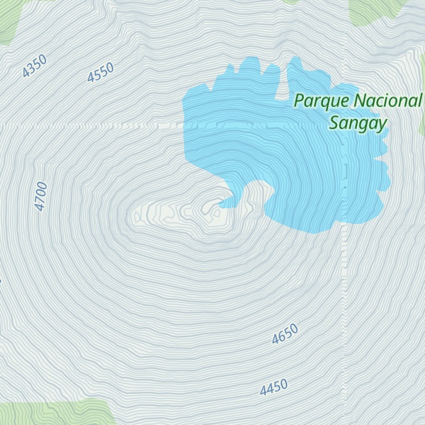 Map of Sangay