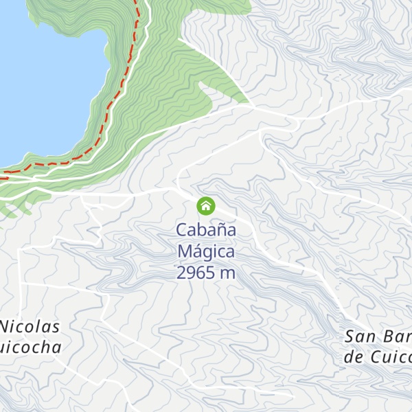 Map of Cabaña Mágica