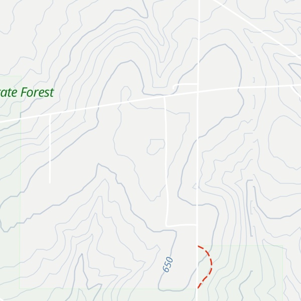 Map of Bush Hill