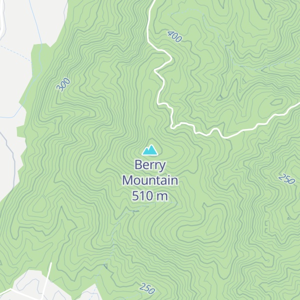 Map of Berry Mountain