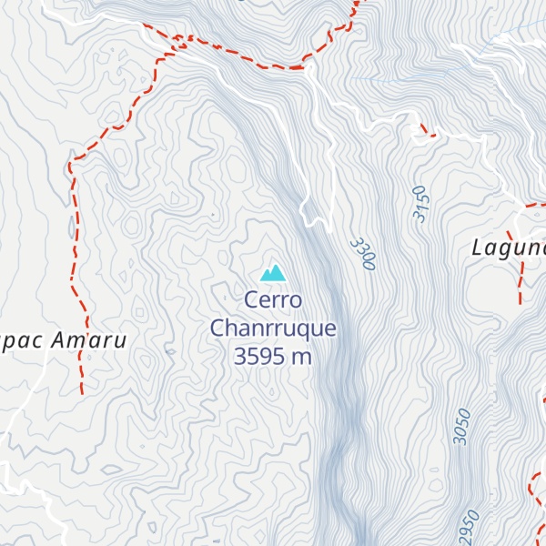 Map of Cerro Chanrruque