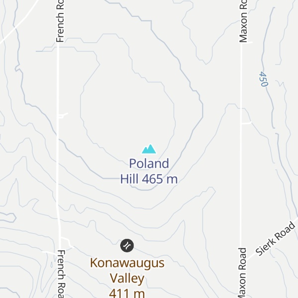 Map of Poland Hill