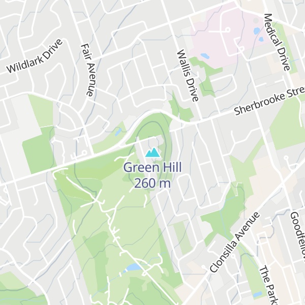 Map of Green Hill