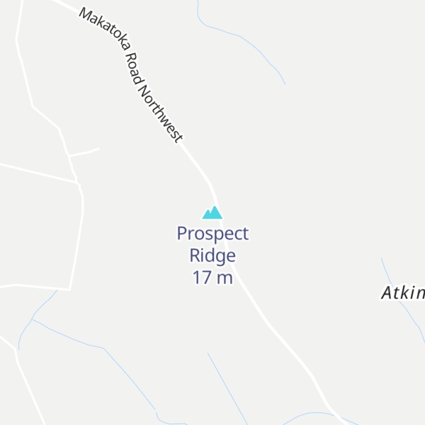 Map of Prospect Ridge