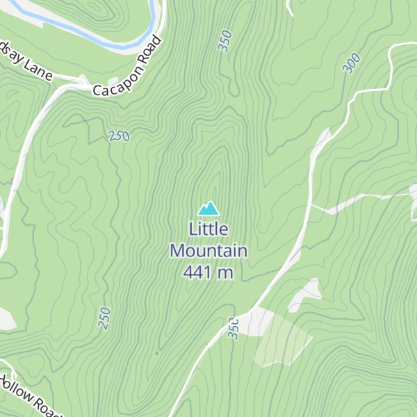 Map of Little Mountain