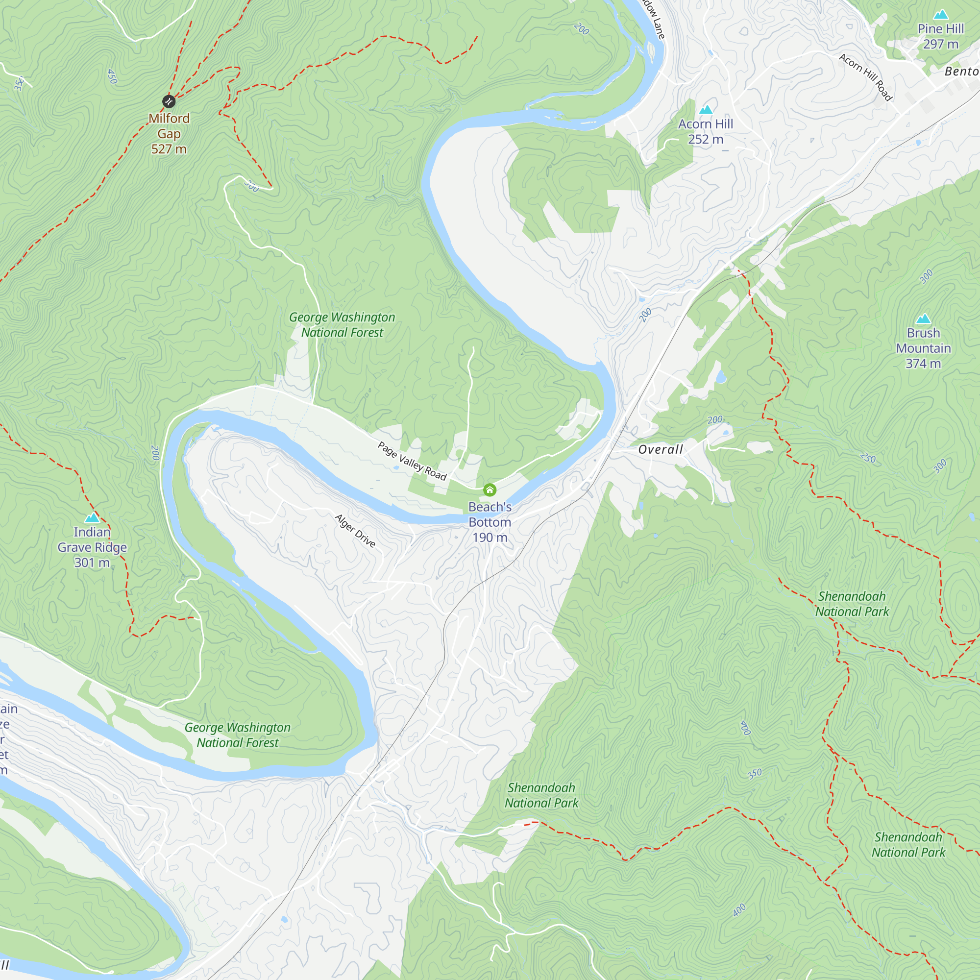 Beach's Bottom map