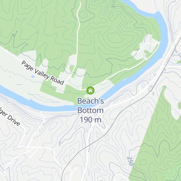 Map of Beach's Bottom