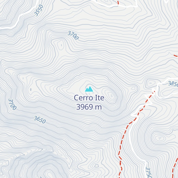 Map of Cerro Ite