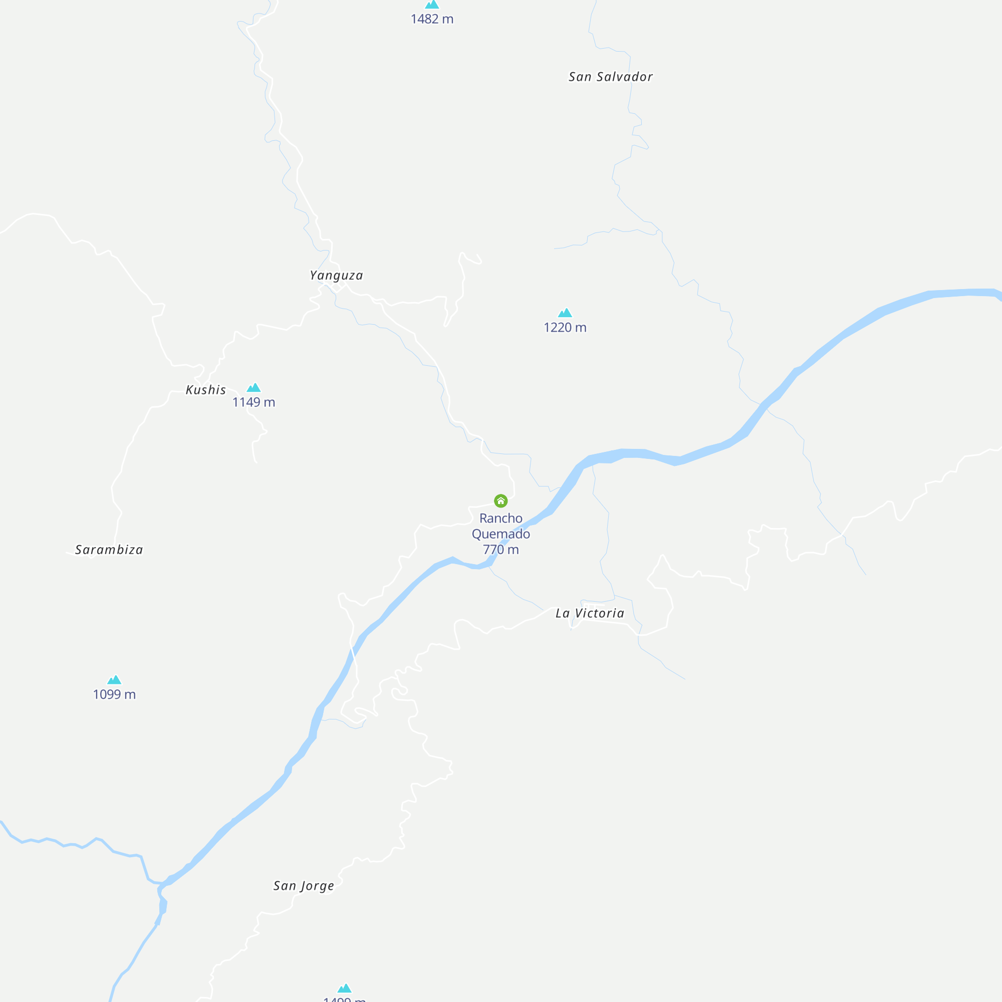 Rancho Quemado map