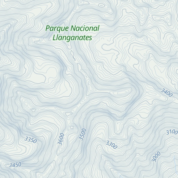 Map of Cerro Santa Ana