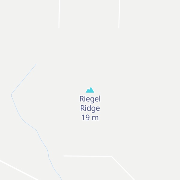 Map of Riegel Ridge