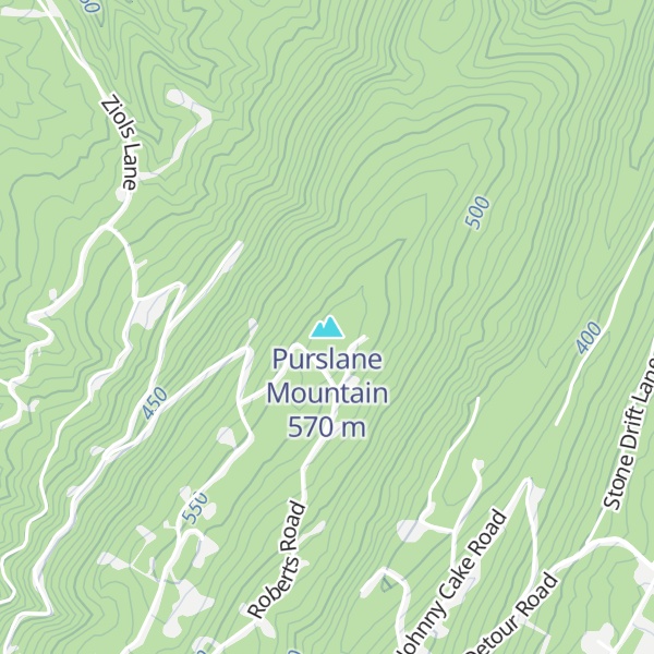 Map of Purslane Mountain