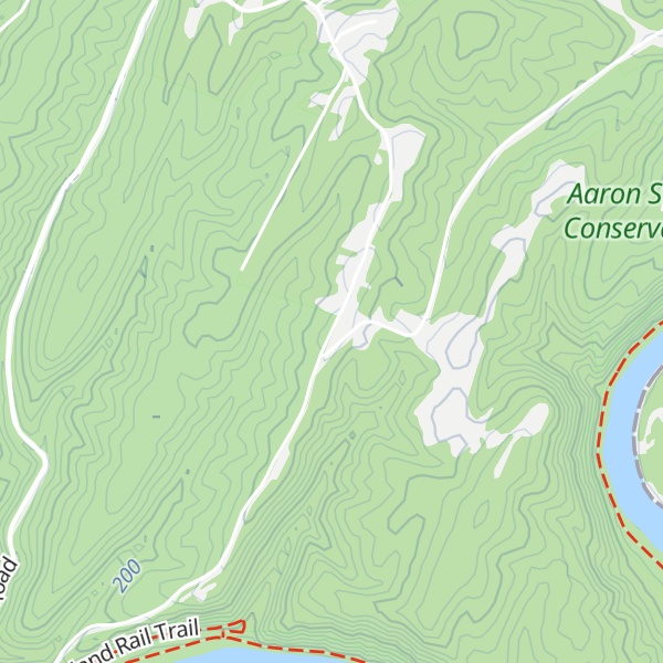 Map of High Germany Hill