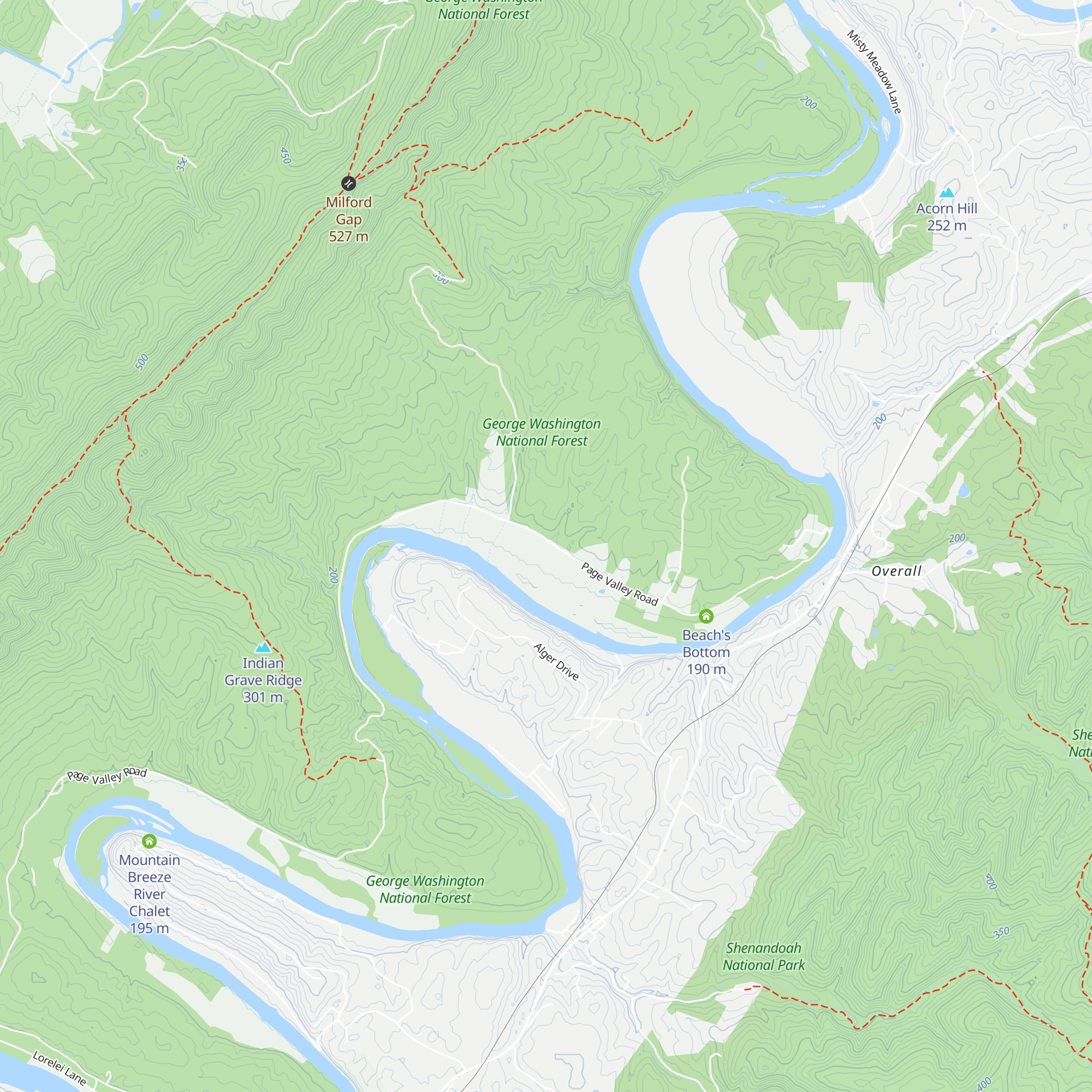 Angler, drifter, paddler map