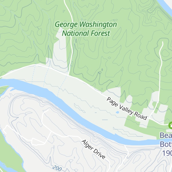Map of The river lure