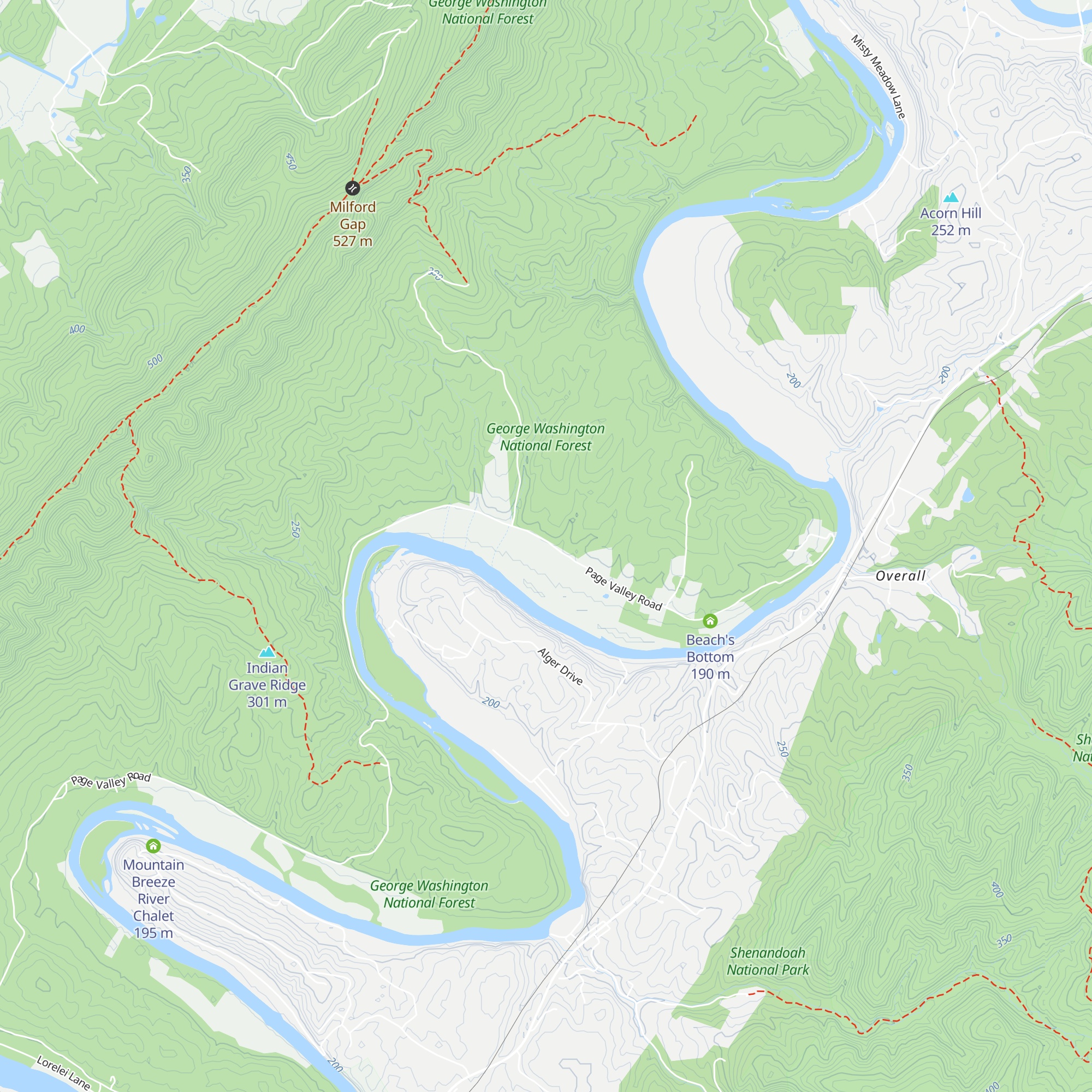 The river lure map