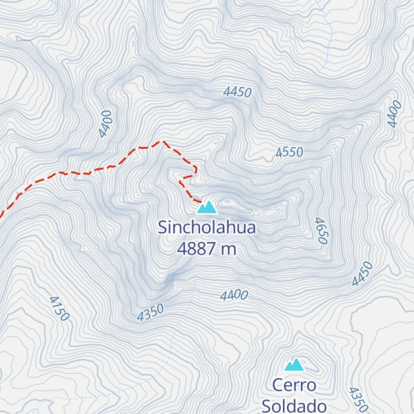 Map of Sincholahua