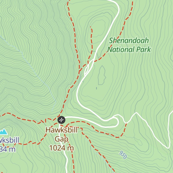 Map of Crescent Rock