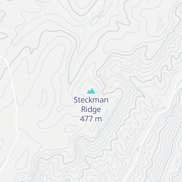 Map of Steckman Ridge