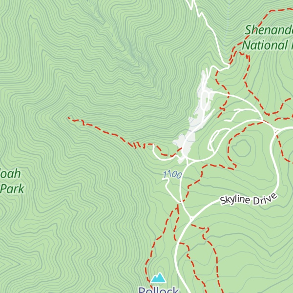 Map of Bushytop