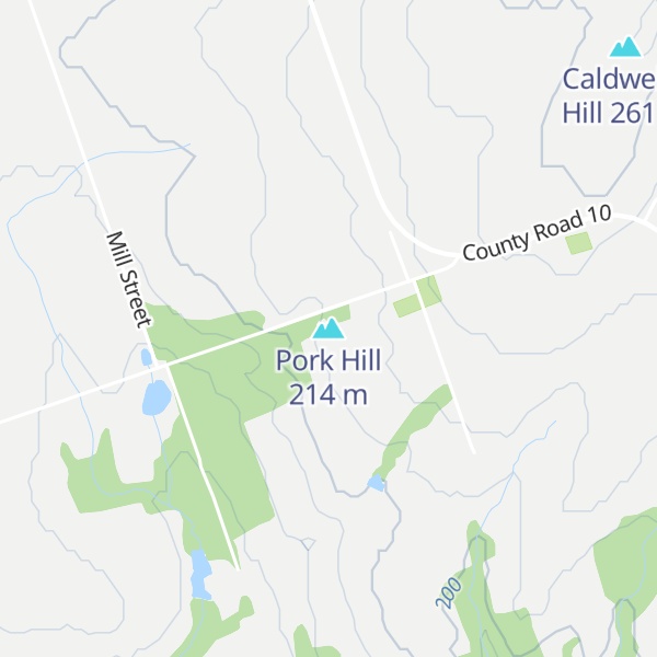 Map of Pork Hill