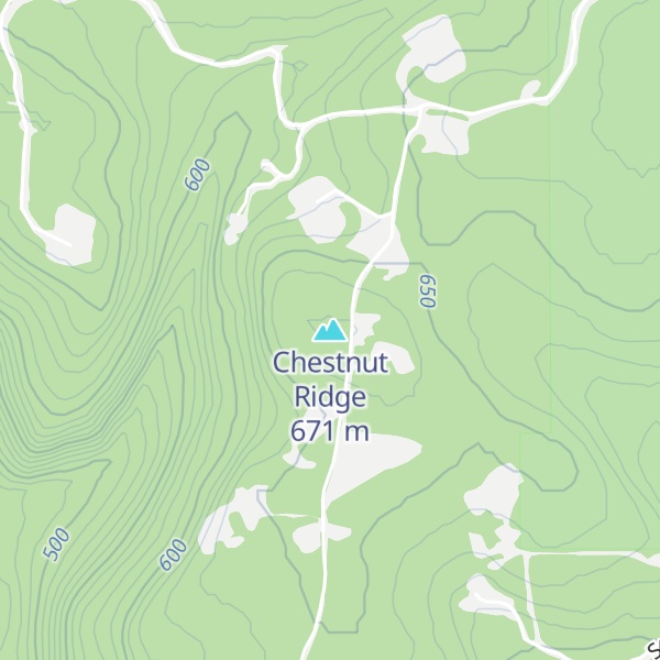 Map of Chestnut Ridge