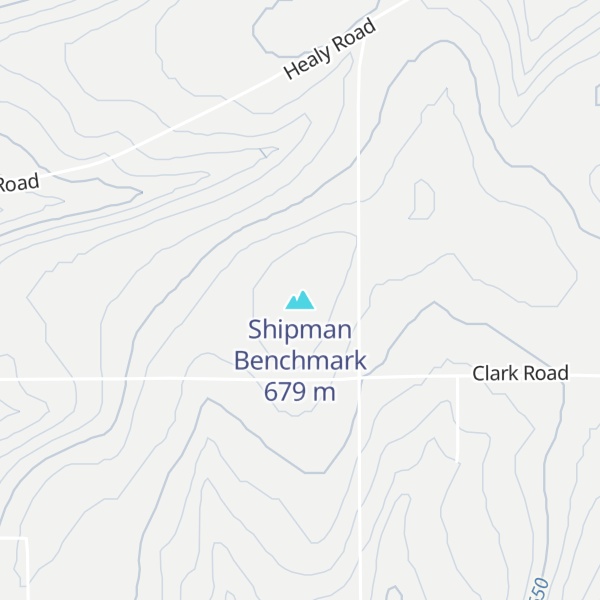 Map of Shipman Benchmark