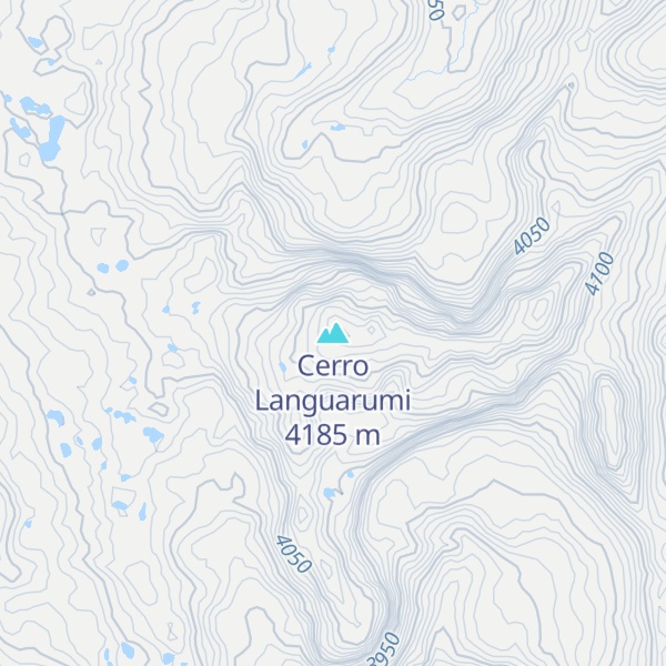Map of Cerro Languarumi