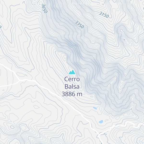 Map of Cerro Balsa