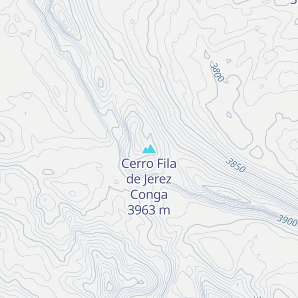 Map of Cerro Fila de Jerez Conga