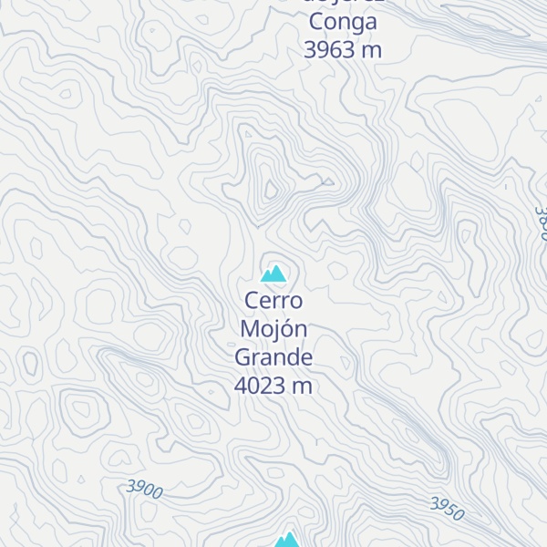 Map of Cerro Mojón Grande