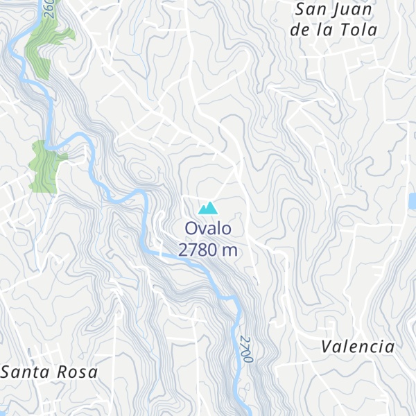 Map of Ovalo